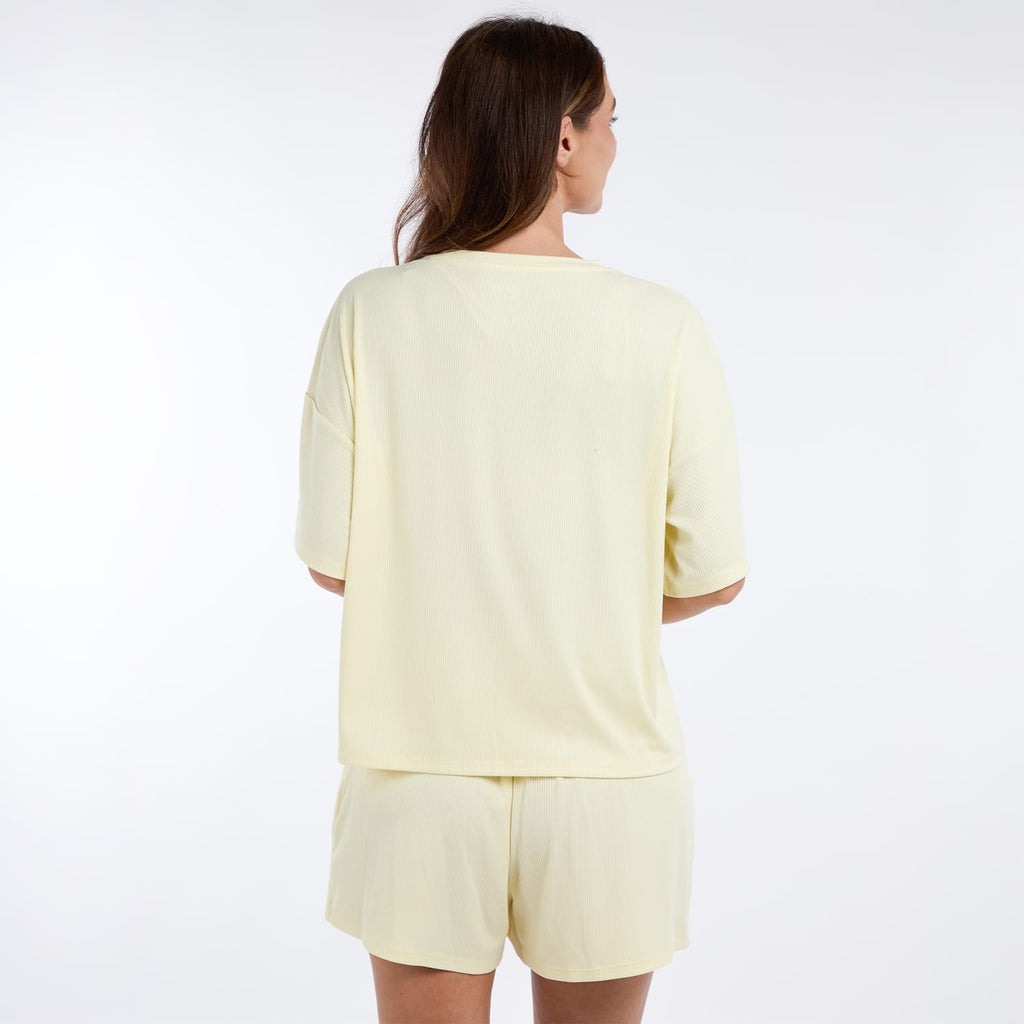 Originals Yellow Ribbed Pyjamas, product image 5