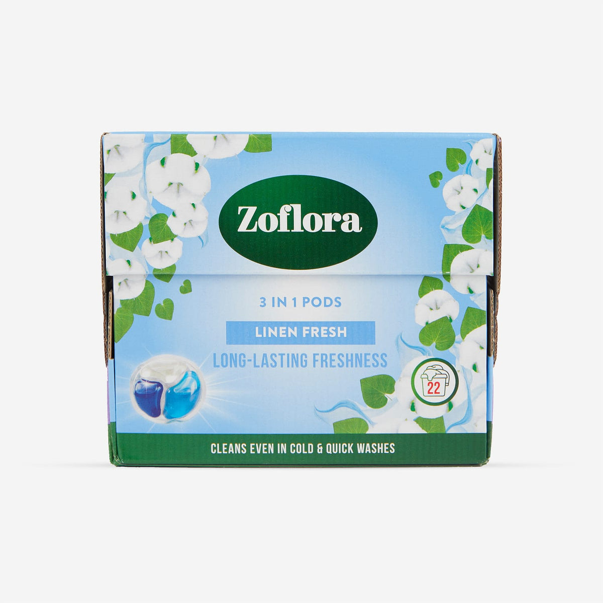 Zoflora 3 In 1 Pods Laundry Capsules 22s - Linen Fresh