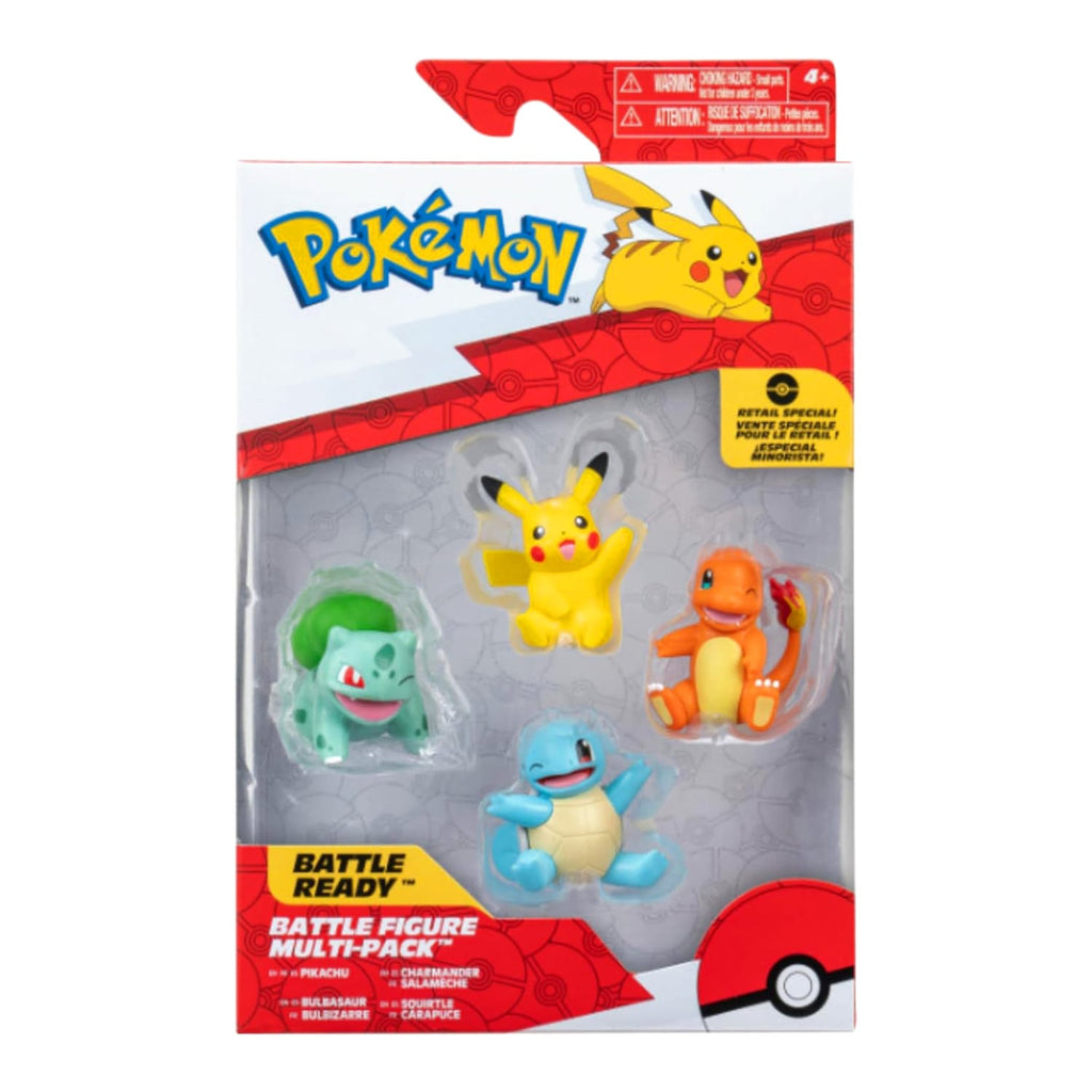 Pokemon Battle Figure 4 Pack - Chimchar, Pikachu, Piplup & Turtwig, product image 2