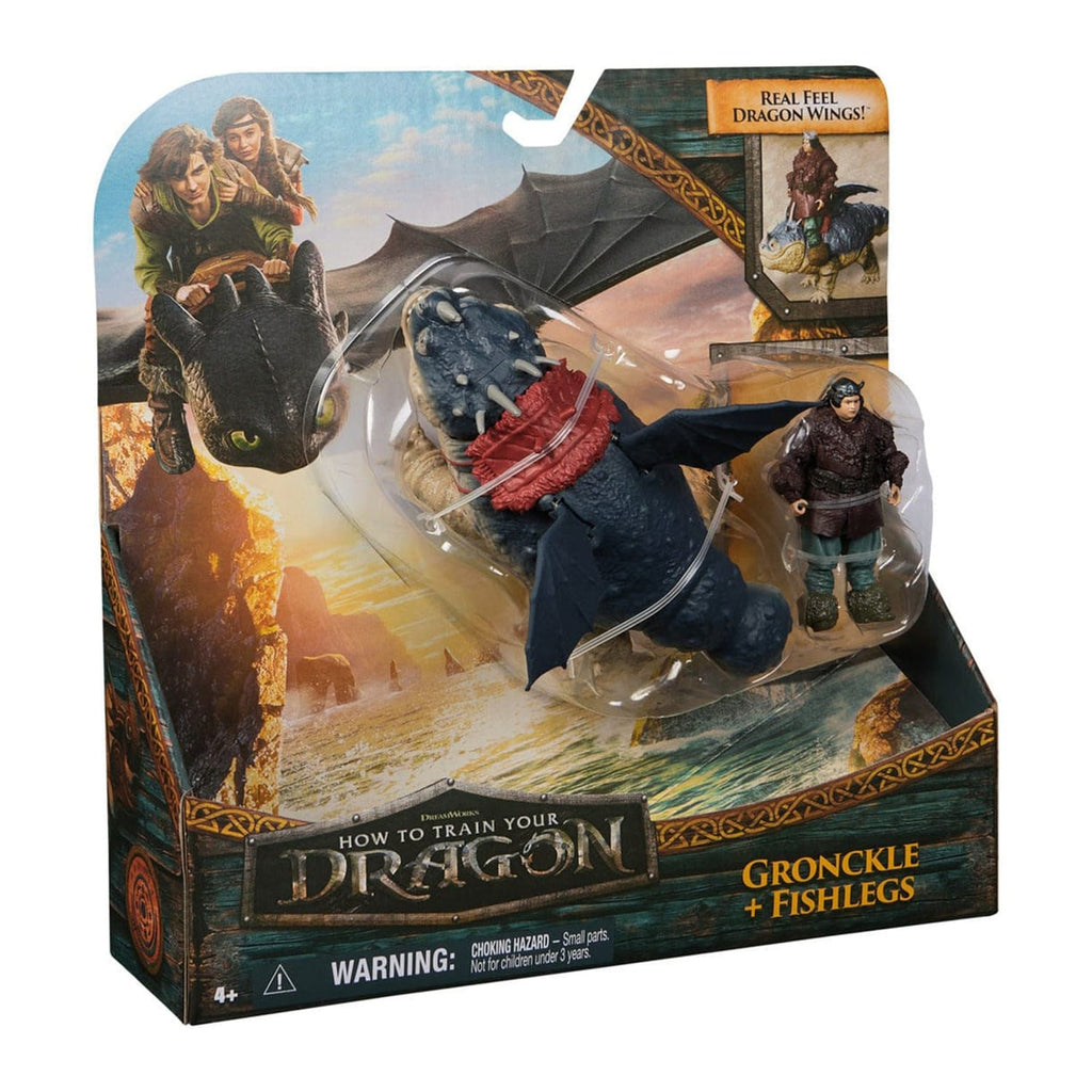 How to Train Your Dragon Figure Set - Viking and Dragon Gronkle, product image 2