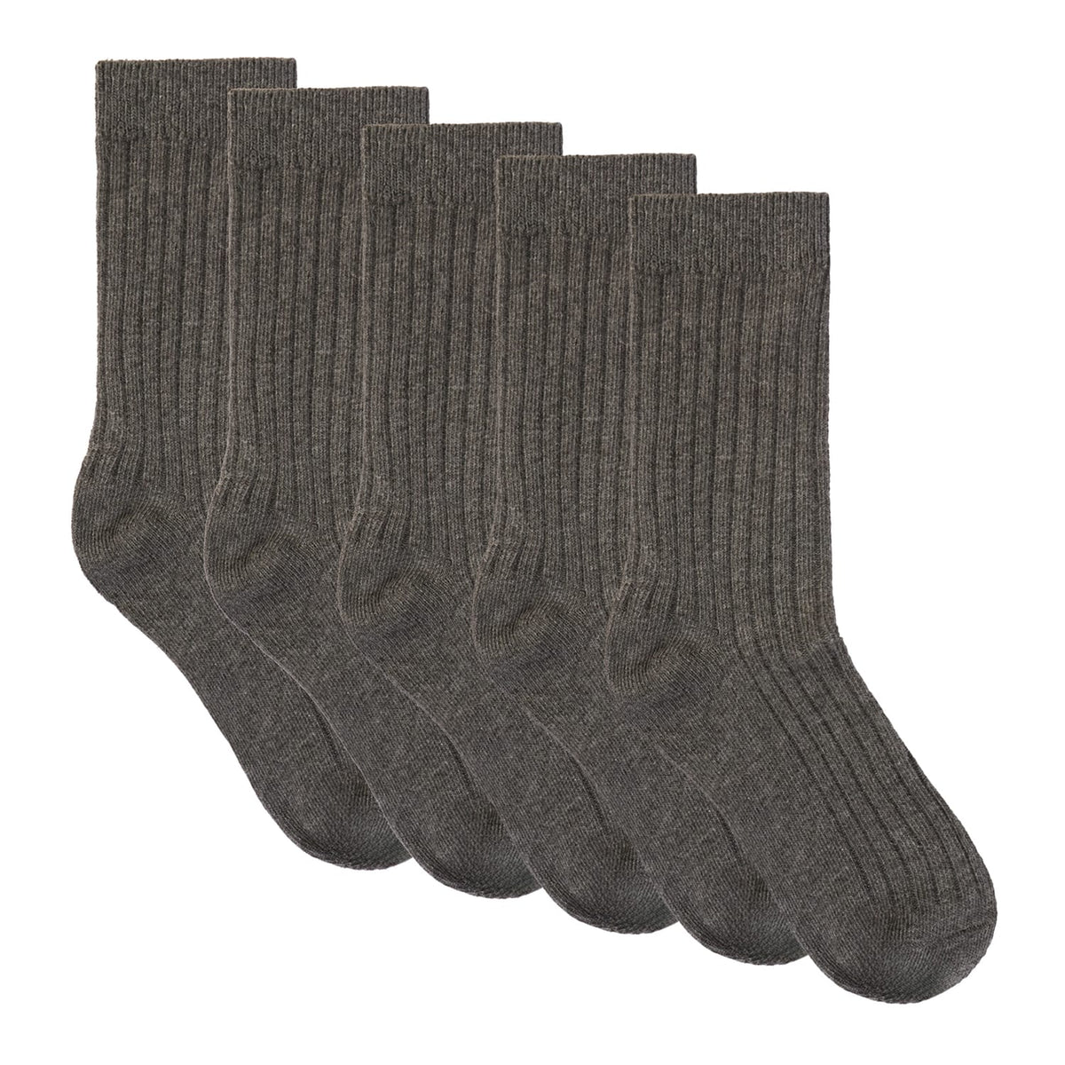 Originals Grey Ribbed Socks 5 Pack