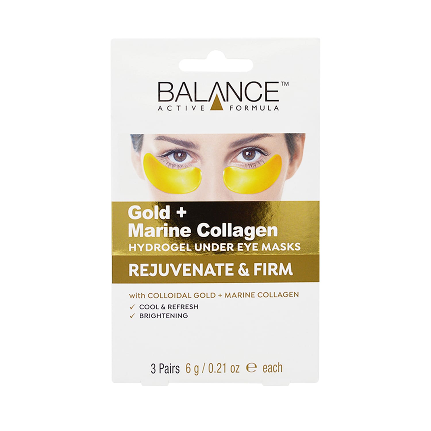 Balance Gold + Marine Collagen Hydrogel Under Eye Masks