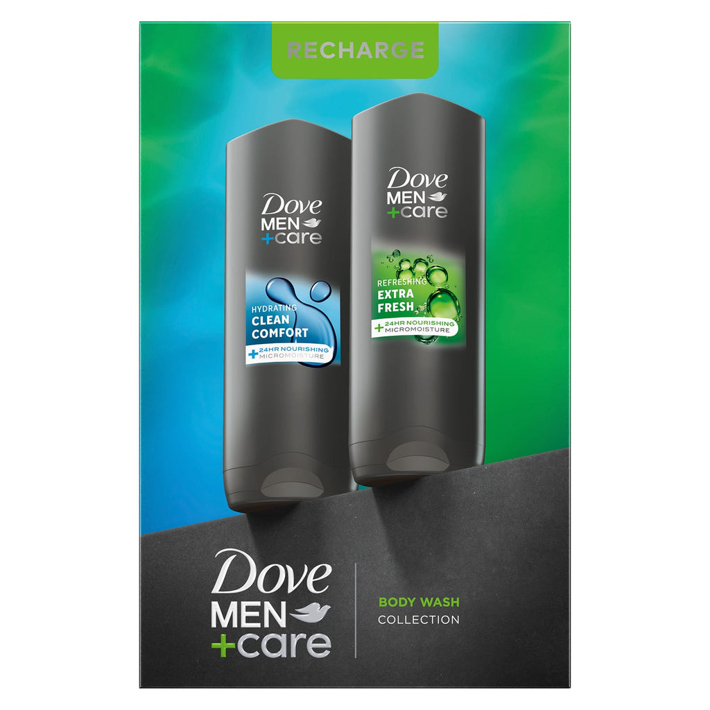 Dove Men+Care Body Wash Gift Set 2 Piece - Recharge, product image 2