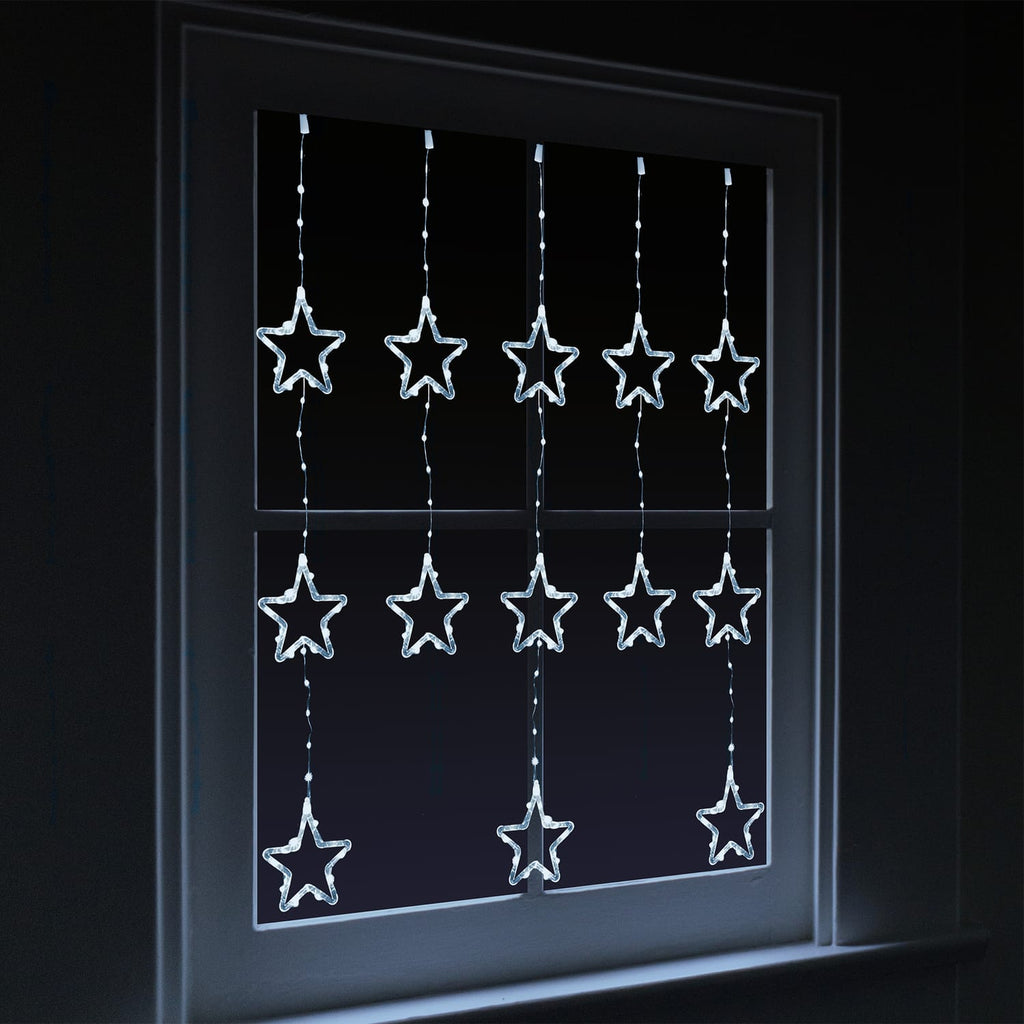 Prestige Mains Operated LED Star Curtain Lights, product image 3