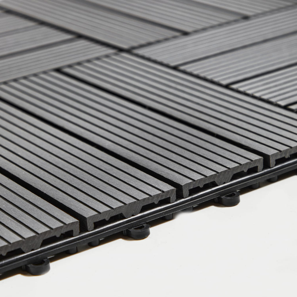 Jardin Composite Decking Tiles 4 Pack, product image 3