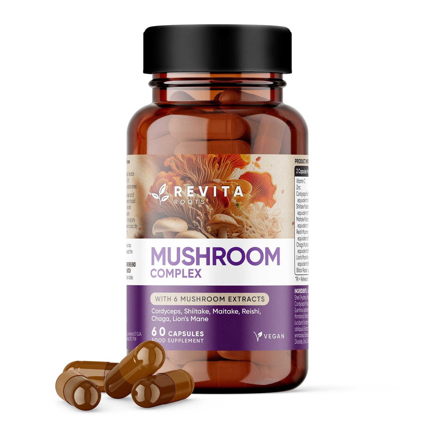 Revita Roots Mushroom Complex Capsules 60s