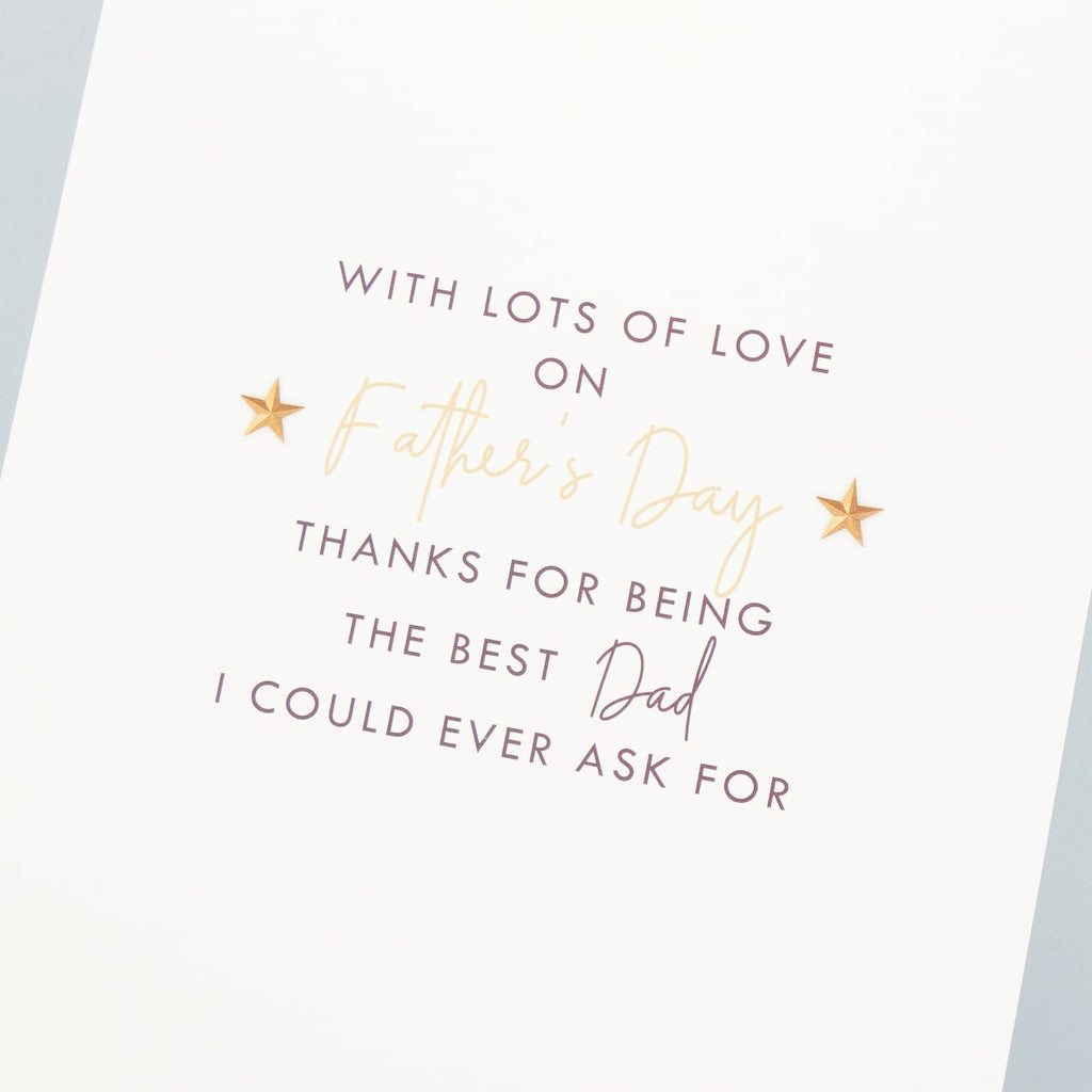 Fathers Day Card - For a Wonderful Dad, product image 2