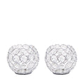 Home Collections Crystal Effect Small 2 Tealight Holders
