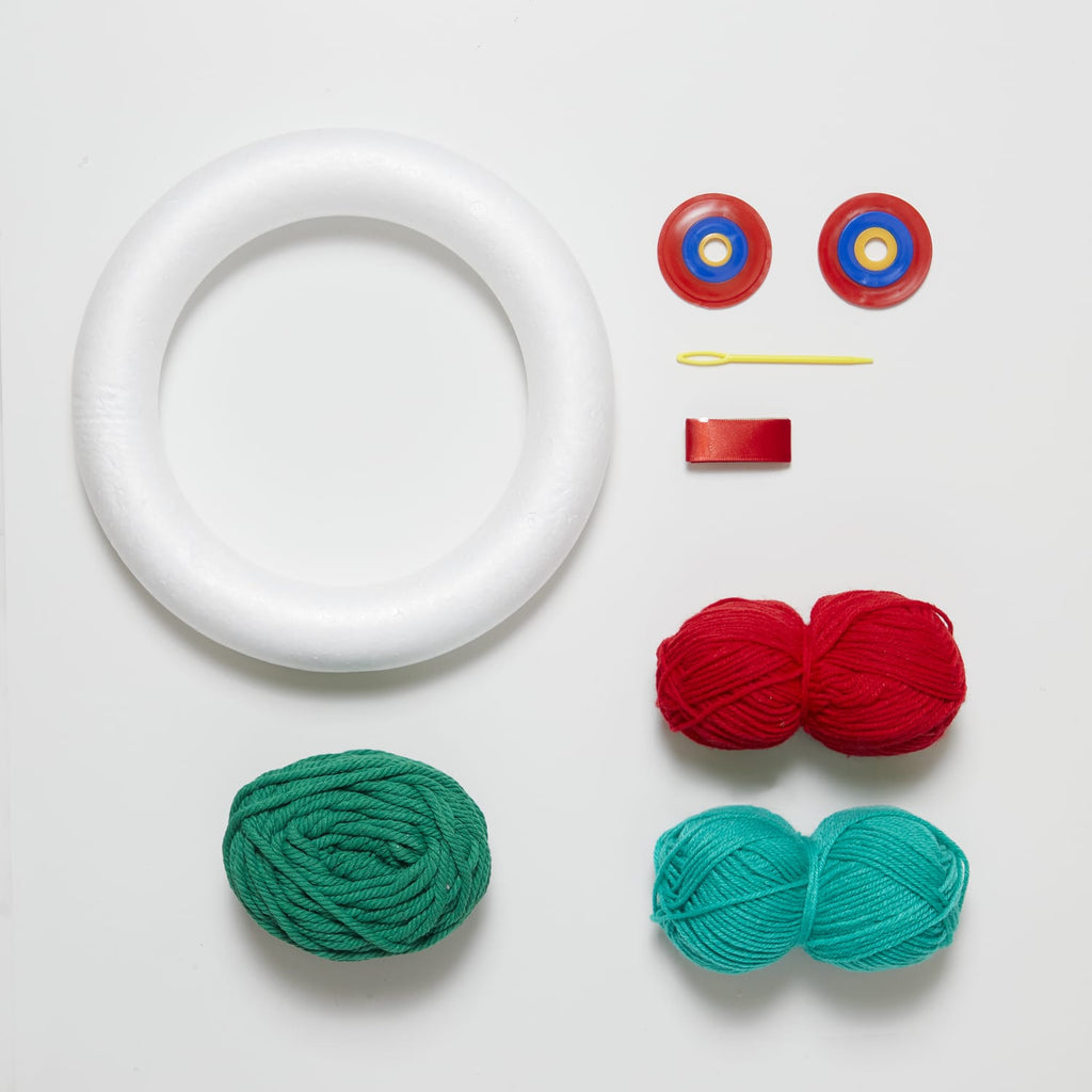 Festive Feeling Make Your Own Pom Pom Wreath, product image 2