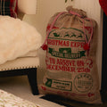 Festive Feeling Large Hessian Santa Sack